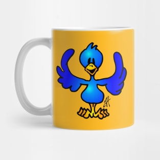 Blue twitter bird Mug